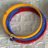 Red, blue, orange Armenian colors bracelet