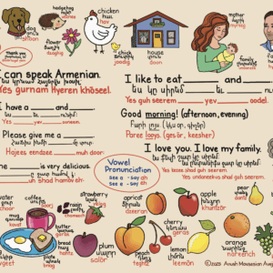 I can speak Armenian Laminated Placemat
