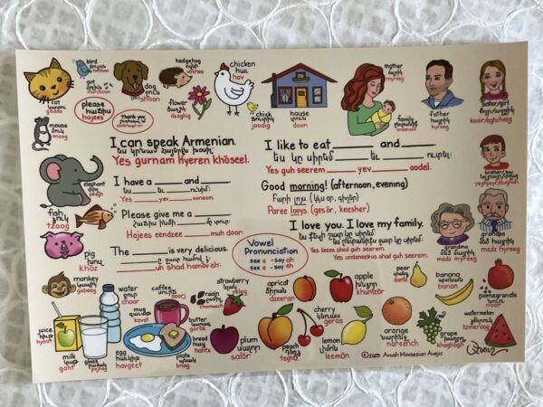 I can speak Armenian Laminated Placemat - Image 5