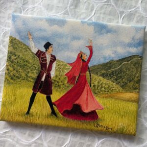 "Mountain Dance" - 8" x 10" print on canvas