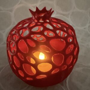 Pomegranate Tea Light with LED light